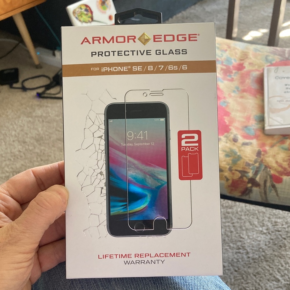 Protective Glass for iPhone SE/8/7/6s/6 - 1 in box